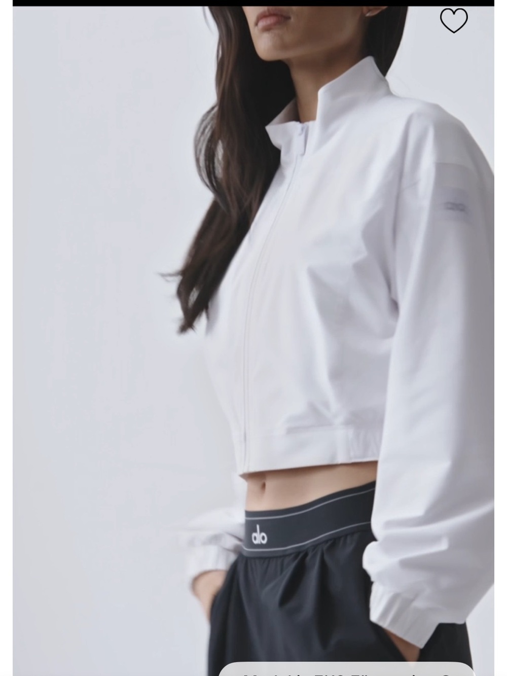 ALO Yoga Club House Jacket in WHITE - Picture 1 of 11